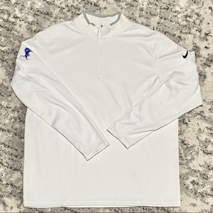 Men’s Detroit Lions White Nike Golf Quarter-Zip | Size XL